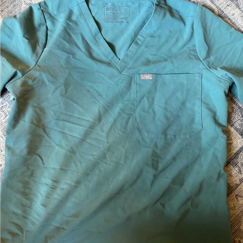 Figs womens hydro green Catarina scrub top XL